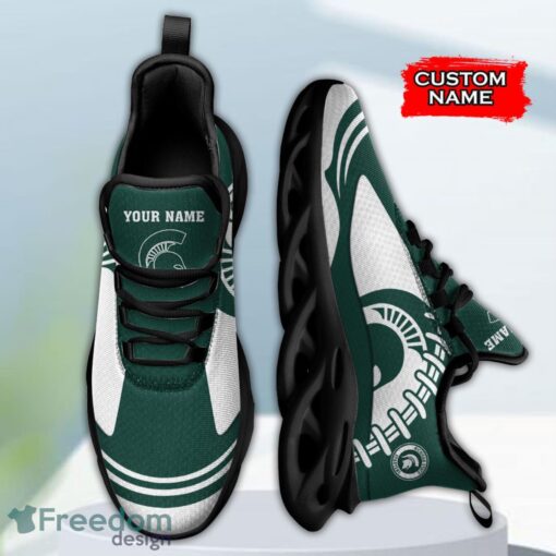 Michigan State Spartans NCAA Max Soul Shoes Big Logo And Custom Name Sneakers For Men Women Product Photo 3