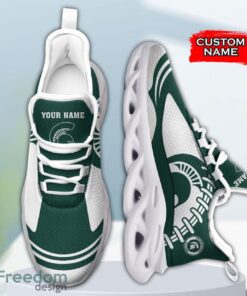 Michigan State Spartans NCAA Max Soul Shoes Big Logo And Custom Name Sneakers For Men Women Product Photo 4