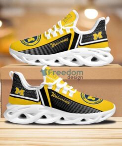 Michigan Wolverines #1 Fan Max Soul Shoes Limited Edition New Sneaker