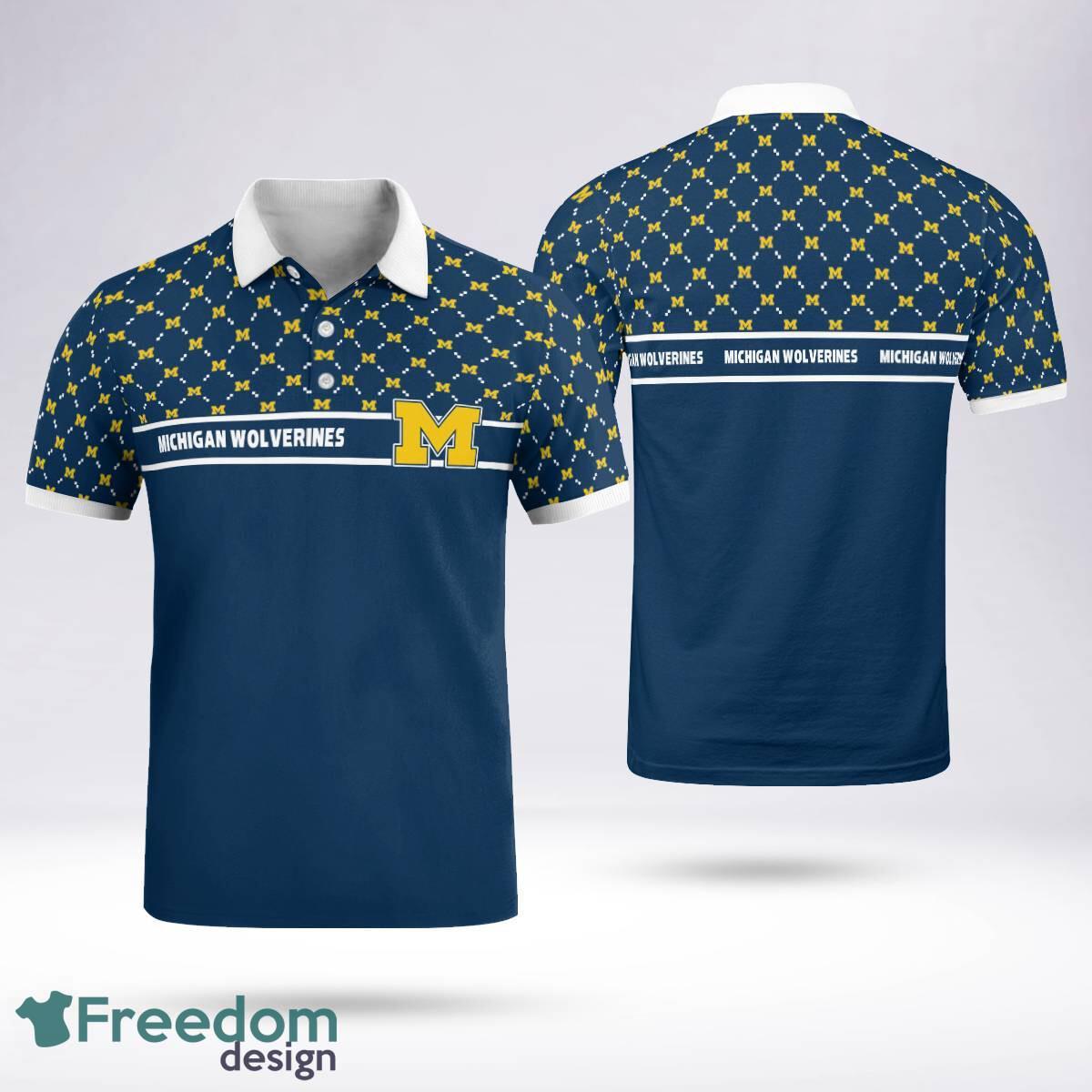 Michigan Wolverines Team Logo Polo Shirt New For Men Women Fans image Michigan Wolverines Team Logo Polo Shirt New For Men Women Fans - Michigan Wolverines Team Logo Polo Shirt New For Men Women Fans