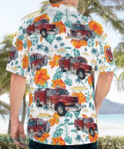 Mid-County Fire Protection District, Missouri 3D Summer Aloha Hawaiian Shirt Product Photo 2