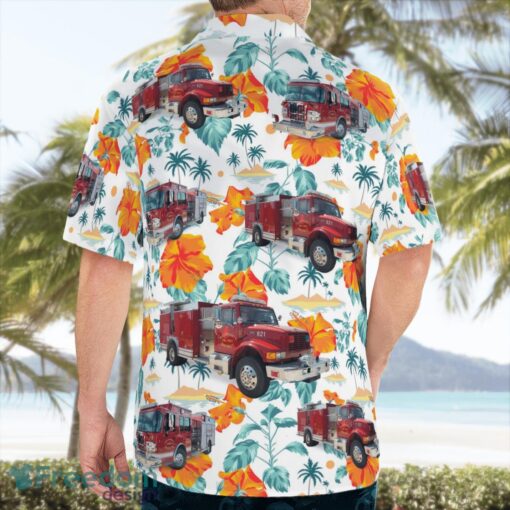 Mid-County Fire Protection District, Missouri 3D Summer Aloha Hawaiian Shirt Product Photo 2