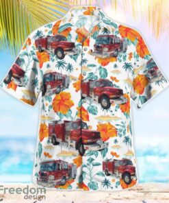 Mid-County Fire Protection District, Missouri 3D Summer Aloha Hawaiian Shirt Product Photo 3