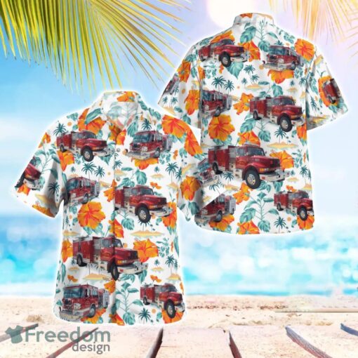 Mid-County Fire Protection District, Missouri 3D Summer Aloha Hawaiian Shirt Product Photo 1