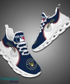 Milwaukee Brewers MLB Personalized Name Max Soul Shoes New Gift Product Photo 3