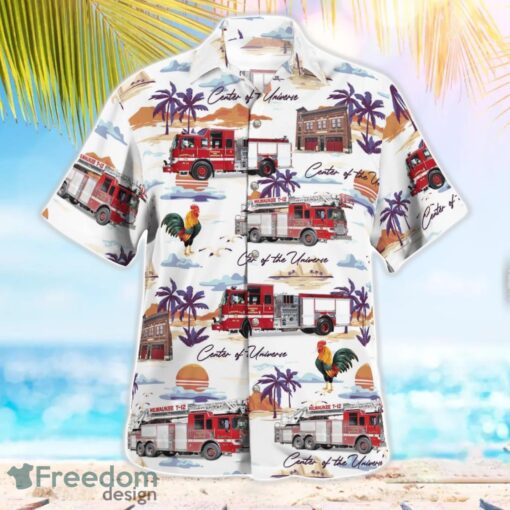 Milwaukee Fire Department 3D Summer Aloha Hawaiian Shirt Product Photo 3