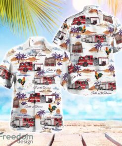 Milwaukee Fire Department 3D Summer Aloha Hawaiian Shirt