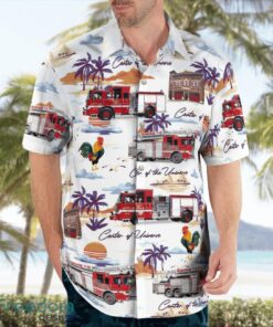 Milwaukee Fire Department 3D Summer Aloha Hawaiian Shirt Product Photo 4