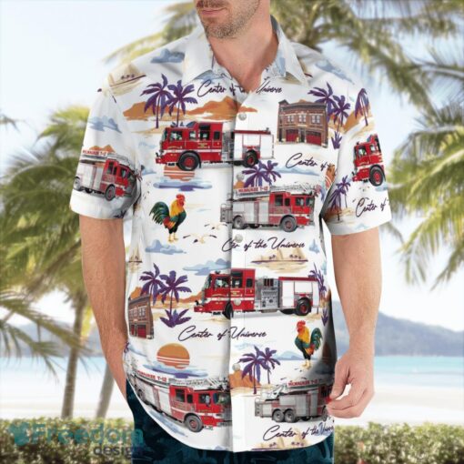 Milwaukee Fire Department 3D Summer Aloha Hawaiian Shirt Product Photo 4