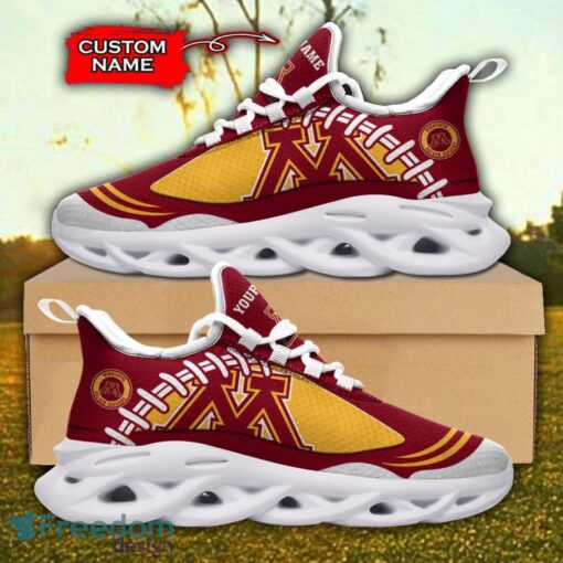 Minnesota Golden Gophers NCAA Max Soul Shoes Big Logo And Custom Name Sneakers For Men Women Product Photo 2