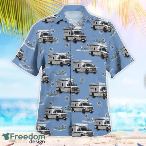 Minnesota Hennepin County Medical Center EMS Tropical 3D Hawaiian Shirt Gift For Summer Product Photo 2