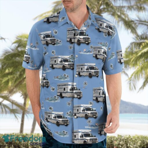 Minnesota Hennepin County Medical Center EMS Tropical 3D Hawaiian Shirt Gift For Summer Product Photo 3