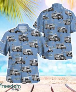 Minnesota Hennepin County Medical Center EMS Tropical 3D Hawaiian Shirt Gift For Summer