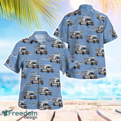 Minnesota Hennepin County Medical Center EMS Tropical 3D Hawaiian Shirt Gift For Summer Product Photo 1