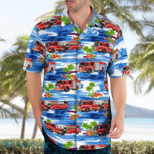 Minnesota Minneapolis Fire Department Beach Hawaiian Shirt Product Photo 3