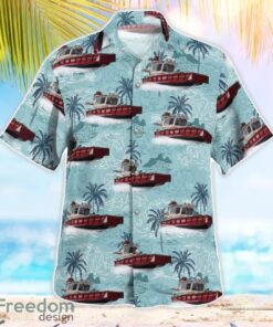 Minnesota Red Wing Fire Department Fireboat Tropical 3D Hawaiian Shirt Gift For Summer Product Photo 2