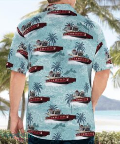 Minnesota Red Wing Fire Department Fireboat Tropical 3D Hawaiian Shirt Gift For Summer Product Photo 4