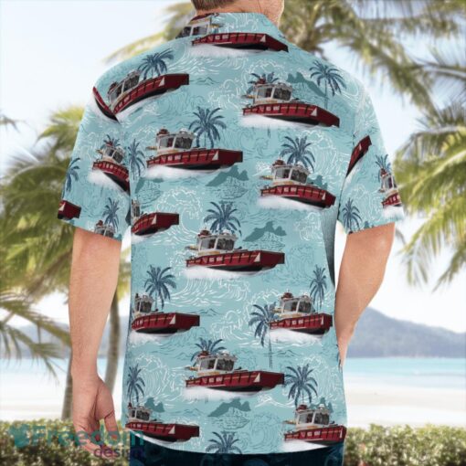 Minnesota Red Wing Fire Department Fireboat Tropical 3D Hawaiian Shirt Gift For Summer Product Photo 4