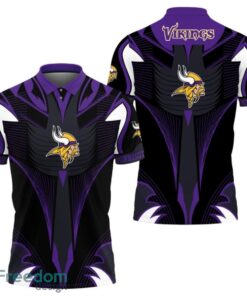 Minnesota Vikings Abstract Pattern Polo Shirt Minnesota Vikings Abstract Pattern Polo Shirt