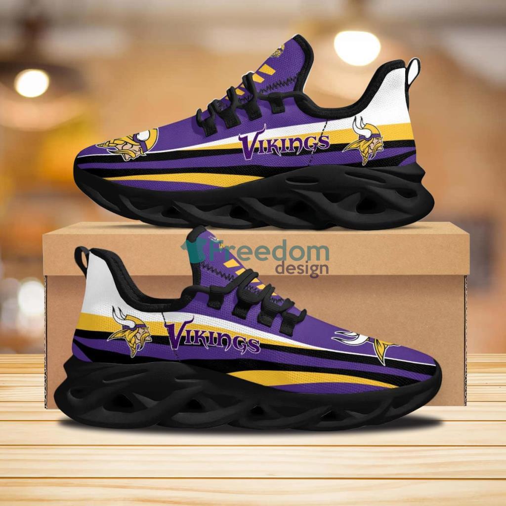 Minnesota Vikings Max Soul Running Shoes New Sneaker image Minnesota Vikings Max Soul Running Shoes New Sneaker Product Photo 1