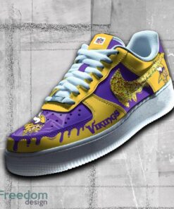 Minnesota Vikings NFL Sparkling AF1 Shoes Motivate All Over Print Gift Air Force 1 Sneaker Minnesota Vikings NFL Sparkling AF1 Shoes Motivate All Over Print Gift Air Force 1 Sneaker