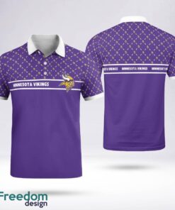 Minnesota Vikings Team Logo Polo Shirt New For Men Women Fans Minnesota Vikings Team Logo Polo Shirt New For Men Women Fans