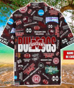 Mississippi State Bulldogs Logo Hawaiian Shirt For Fans Trending Beach Shirt Custom Name Product Photo 2