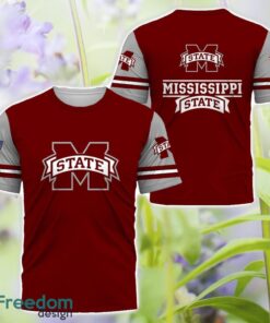 Mississippi State Bulldogs Logo Team 3D T-Shirt Sweatshirt Hoodie Zip Hoodie For Fans Product Photo 3