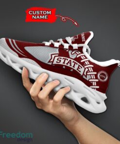 Mississippi State Bulldogs NCAA Max Soul Shoes Big Logo And Custom Name Sneakers For Men Women Product Photo 5