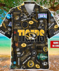 Missouri Tigers Logo Hawaiian Shirt For Fans Trending Beach Shirt Custom Name