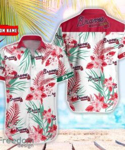 MLB Atlanta Braves Hawaiian Shirt Flower Baseball Shirt For Fans