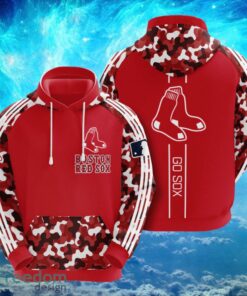 MLB Boston Red Sox Logo Design Go Sox Red Hoodie Full Print Hoodie Product Photo 1