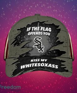 MLB Chicago White Sox Logo Design American Flag Cap Product Photo 2