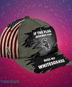 MLB Chicago White Sox Logo Design American Flag Cap