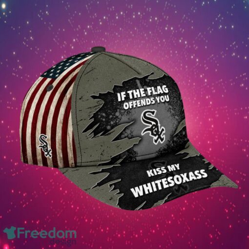 MLB Chicago White Sox Logo Design American Flag Cap Product Photo 1