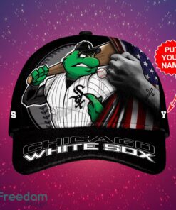 MLB Chicago White Sox Logo Design Grinch Custom Your Name Cap 3D Cap Product Photo 2