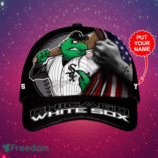 MLB Chicago White Sox Logo Design Grinch Custom Your Name Cap 3D Cap Product Photo 2