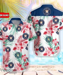 MLB Houston Astros Hawaiian Shirt Flower Baseball Shirt For Fans