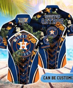 MLB Houston Astros Hawaiian Shirt Flower Summer Tropical Aloha Shirt