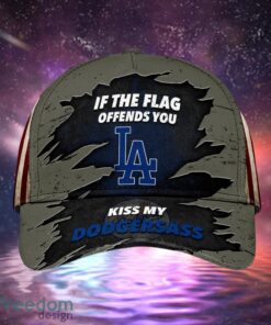 MLB Los Angeles Dodgers Logo Design American Flag Cap Product Photo 2