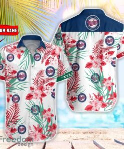 MLB Minnesota Twins Hawaiian Shirt Flower Baseball Shirt For Fans