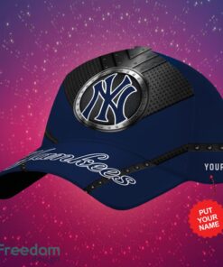 MLB New York Yankees Logo Design Navy Cap Custom Name Cap 3D Cap Product Photo 2