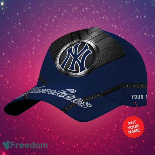 MLB New York Yankees Logo Design Navy Cap Custom Name Cap 3D Cap Product Photo 2