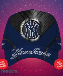 MLB New York Yankees Logo Design Navy Cap Custom Name Cap 3D Cap Product Photo 1