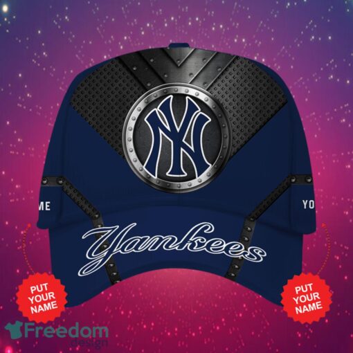 MLB New York Yankees Logo Design Navy Cap Custom Name Cap 3D Cap Product Photo 1