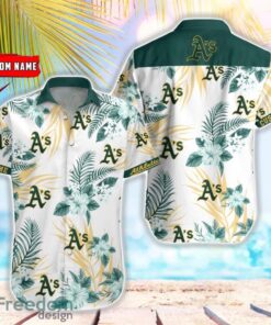 MLB Oakland Athletics Hawaiian Shirt Flower Baseball Aloha Shirt