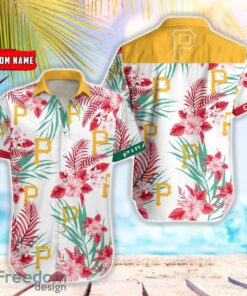 MLB Pittsburgh Pirates Hawaiian Shirt Flower Baseball Shirt For Fans