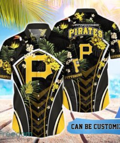 MLB Pittsburgh Pirates Hawaiian Shirt Flower Summer Tropical Aloha Shirt