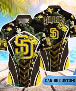 MLB San Diego Padres Hawaiian Shirt Flower Summer Tropical Aloha Shirt