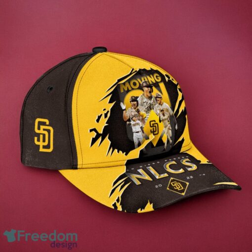 MLB San Diego Padres Logo Design Yellow Dark Grey Cap 3D Cap Product Photo 3